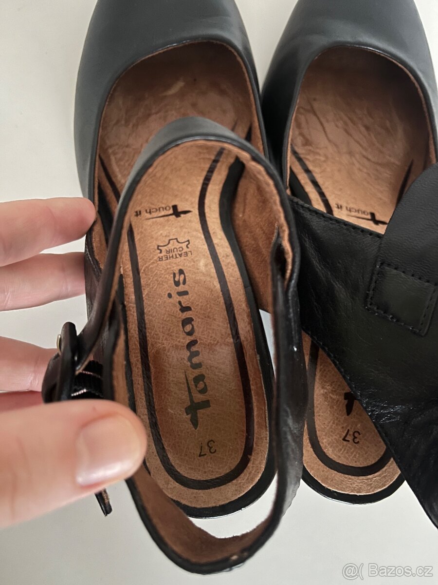 Černé lodičky Tamaris - 3