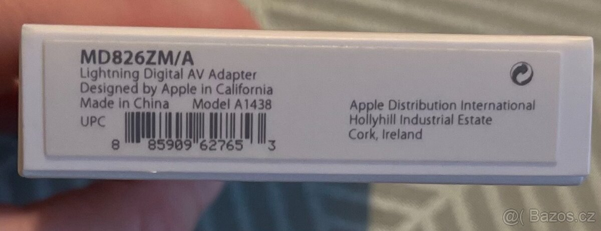Apple MD826ZM/A - Digitální AV adaptér Lightning - HDMI - 3