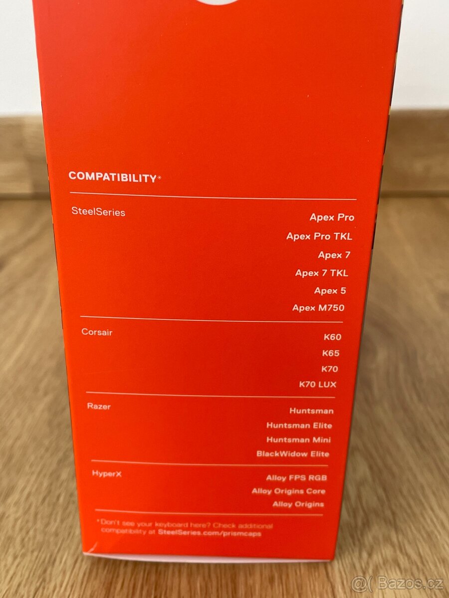 SteelSeries PrismCAPS Black UK layout - 3