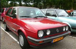 Plato na VW Golf II - 3