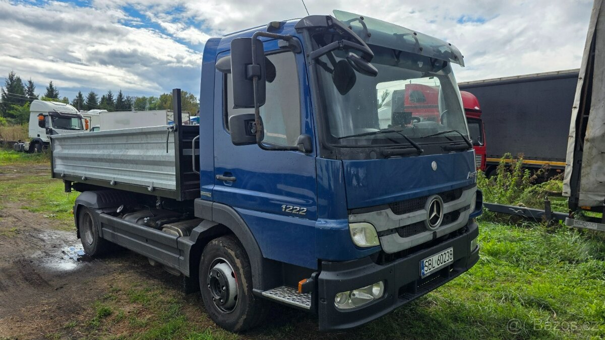 Mercedes Benz Atego 1222 Sklápěč Kiper ve velmi dobrém stavu - 3