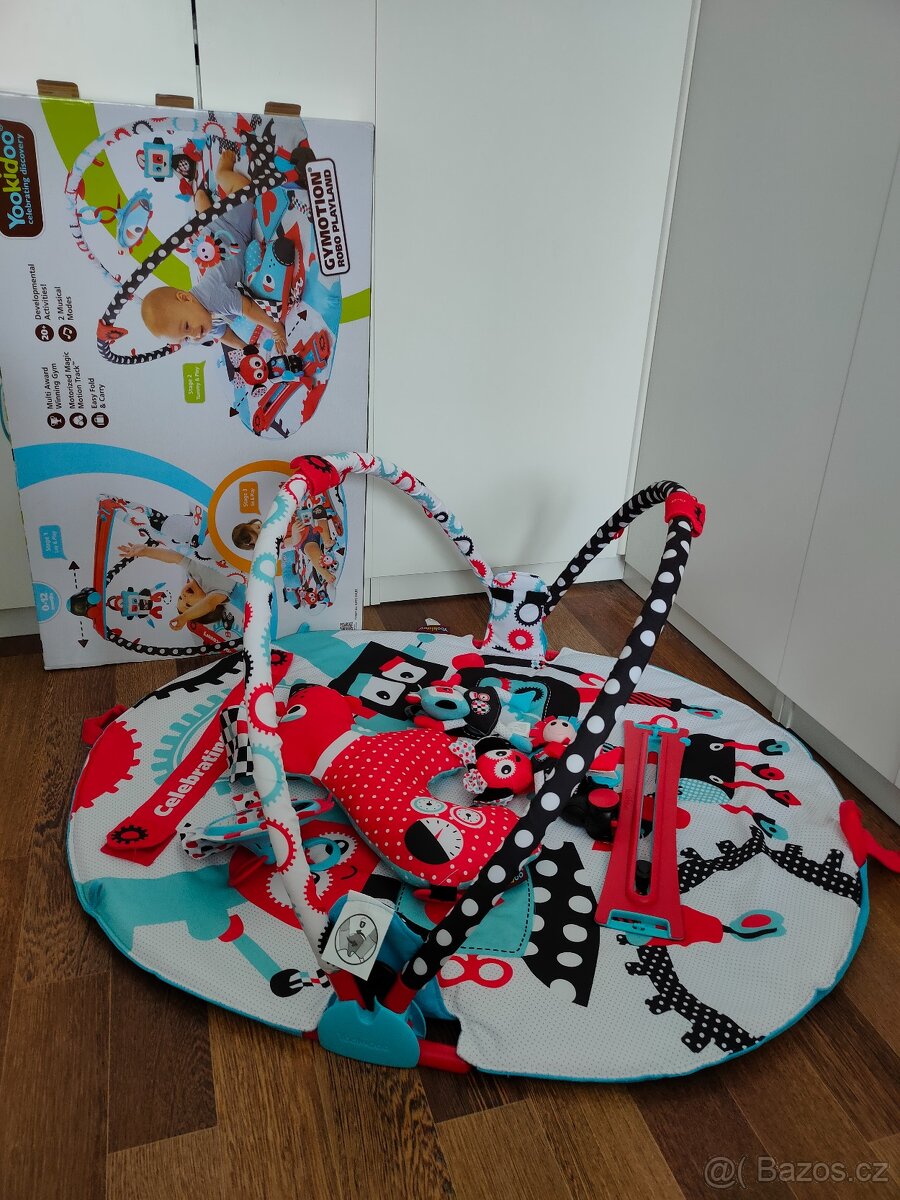 Hrací deka s hrazdou Yookidoo Země robotů – TOP stav - 3