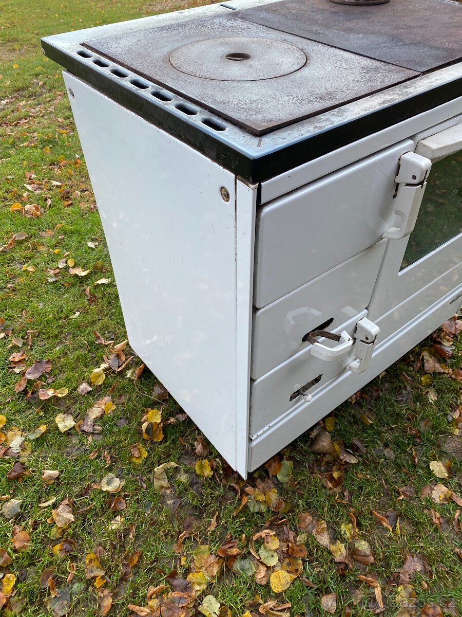 sporák na tuhá paliva kamna sporák trouba topidlo - 3