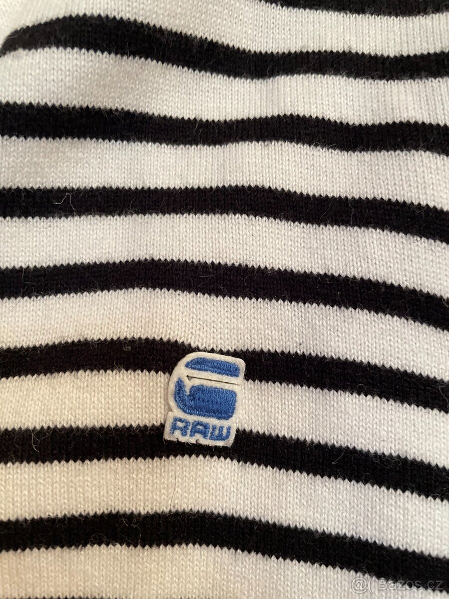 Pánský svetr G Star Raw - Černobílé pruhy (Velikost L) - 3