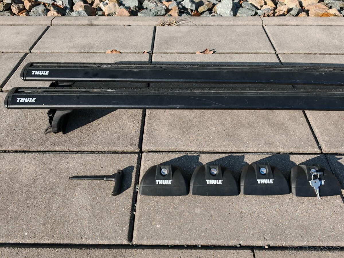 Střešní příčníky Thule WING EVO na ford mondeo BLACK - 3