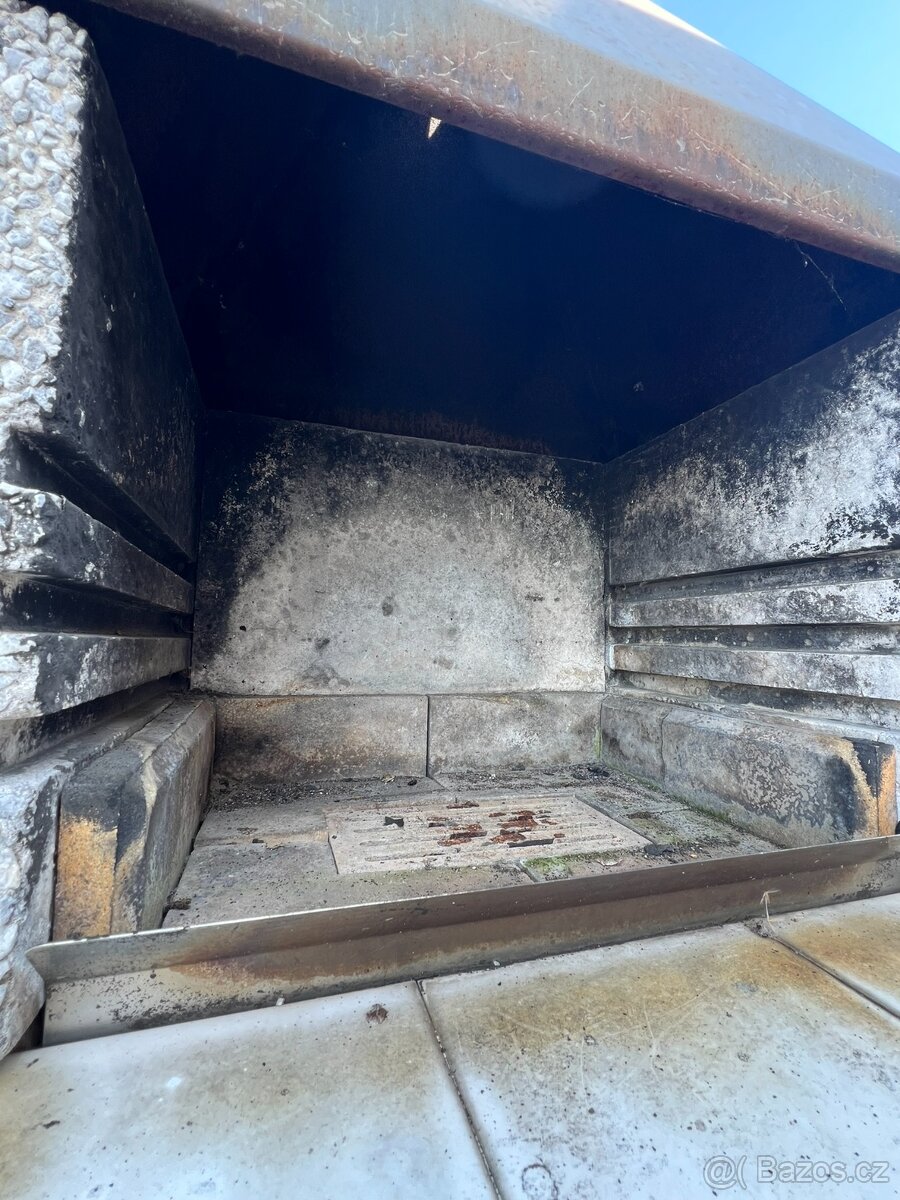 Zahradní kamenný krb - Norman Kombi - 3