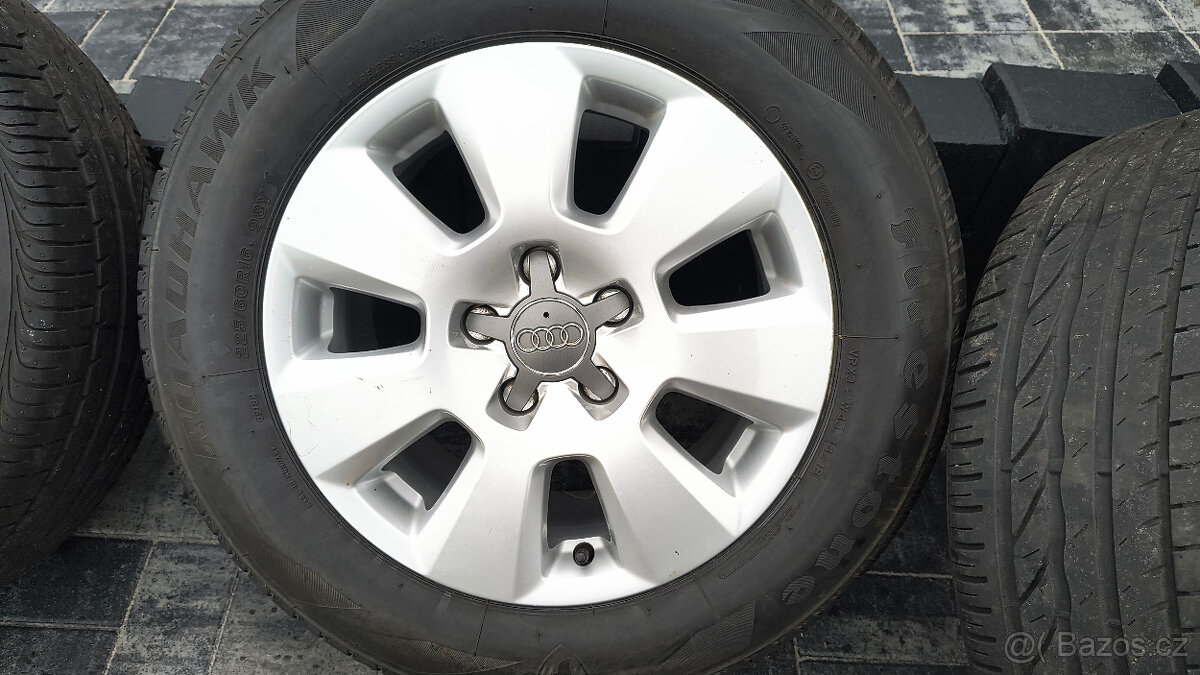 16 originál AUDI A4 A6 letní 225/60 R16 - 3