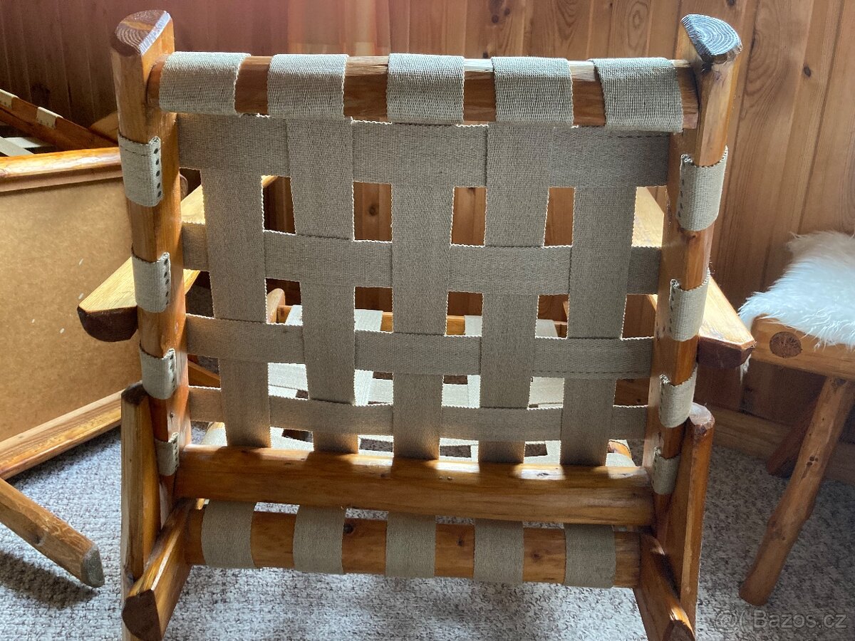 Dřevěná křesílka 2 ks - 3