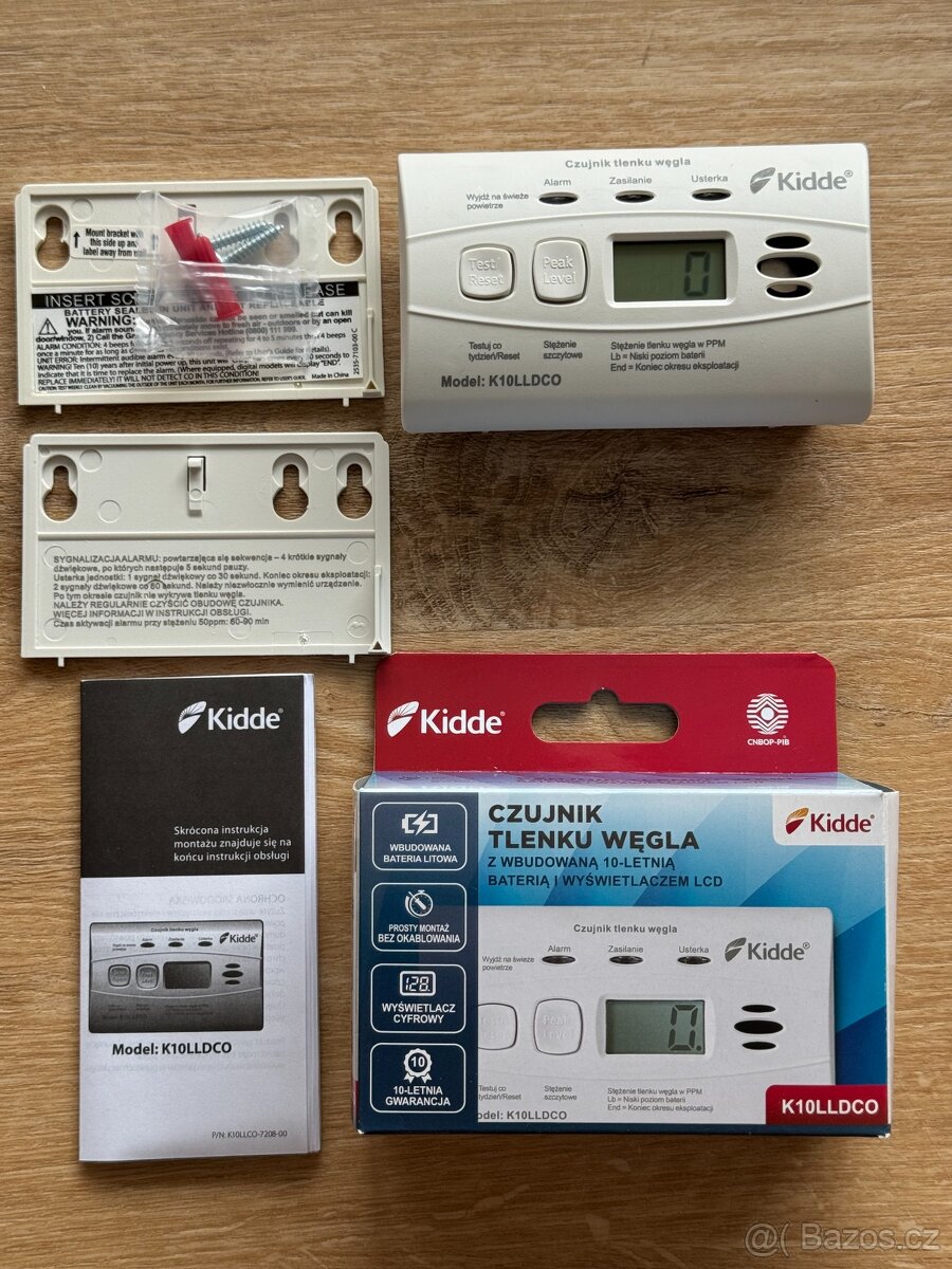 Detektor oxidu uhelnatého Kidde K10LLDCO - 3