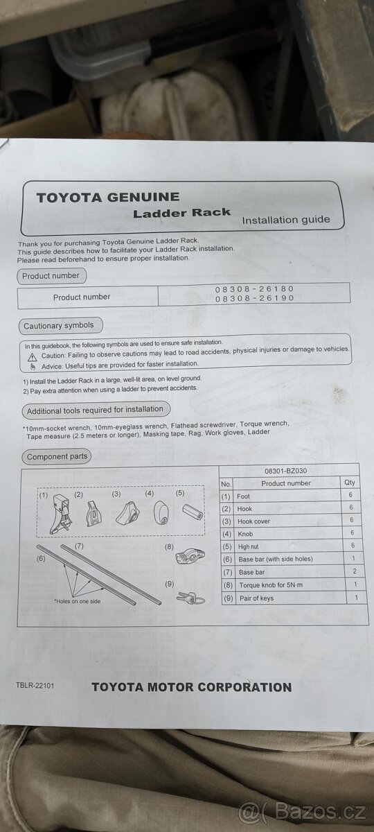 Střešní nosič vyklápěcí - 3