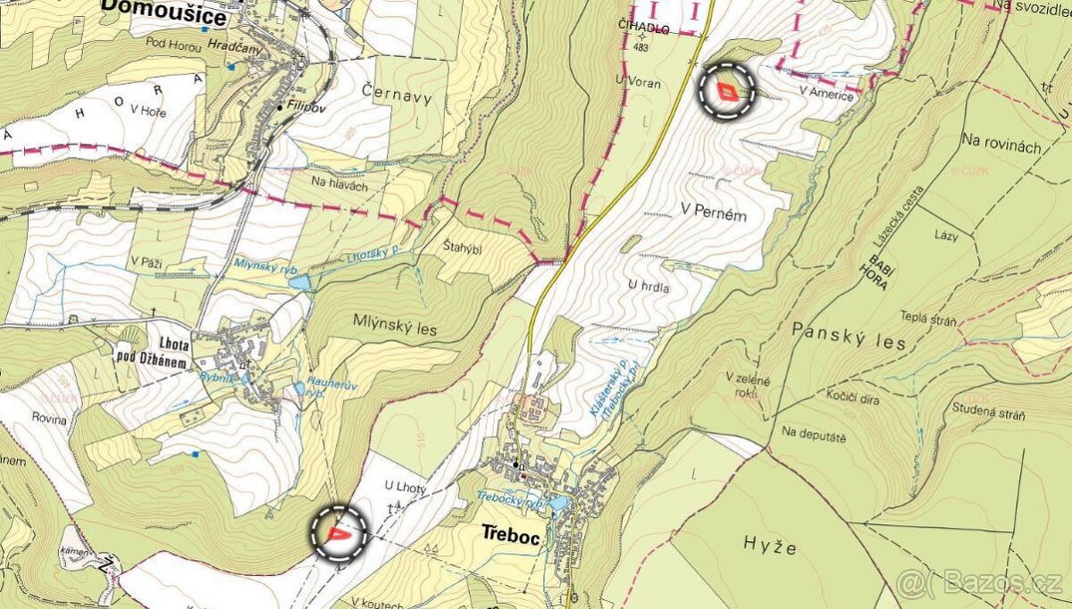 Zemědělská půda, prodej, Třeboc, Rakovník - 3