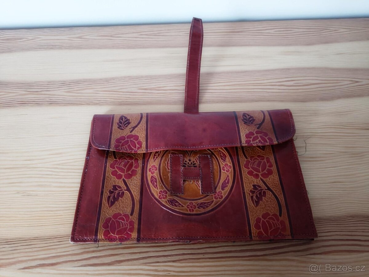 Kabelka–psaníčko kůže - 3