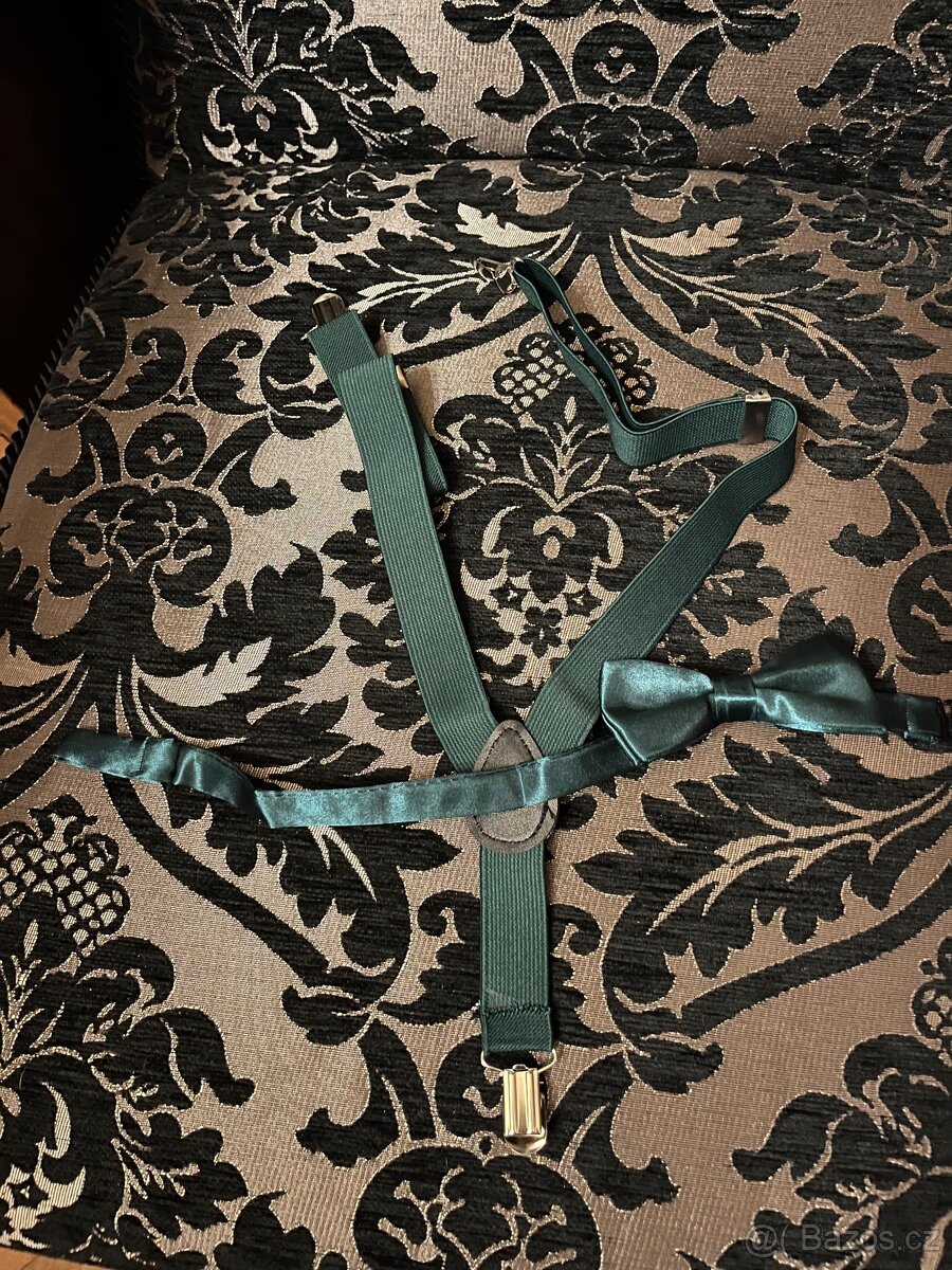 Nový set dětské kšandy a motýlek (šle) - 3