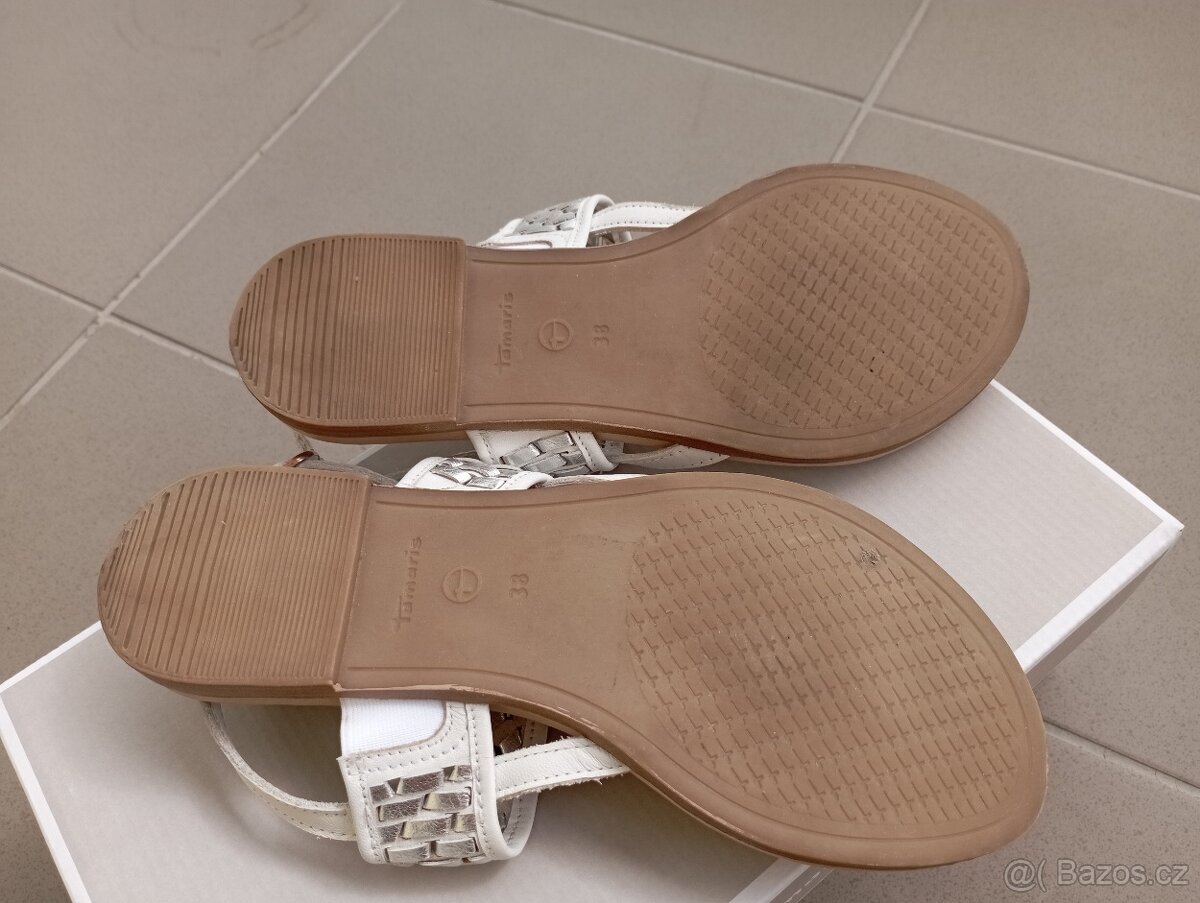 Dámské kožené sandály Tamaris - 3