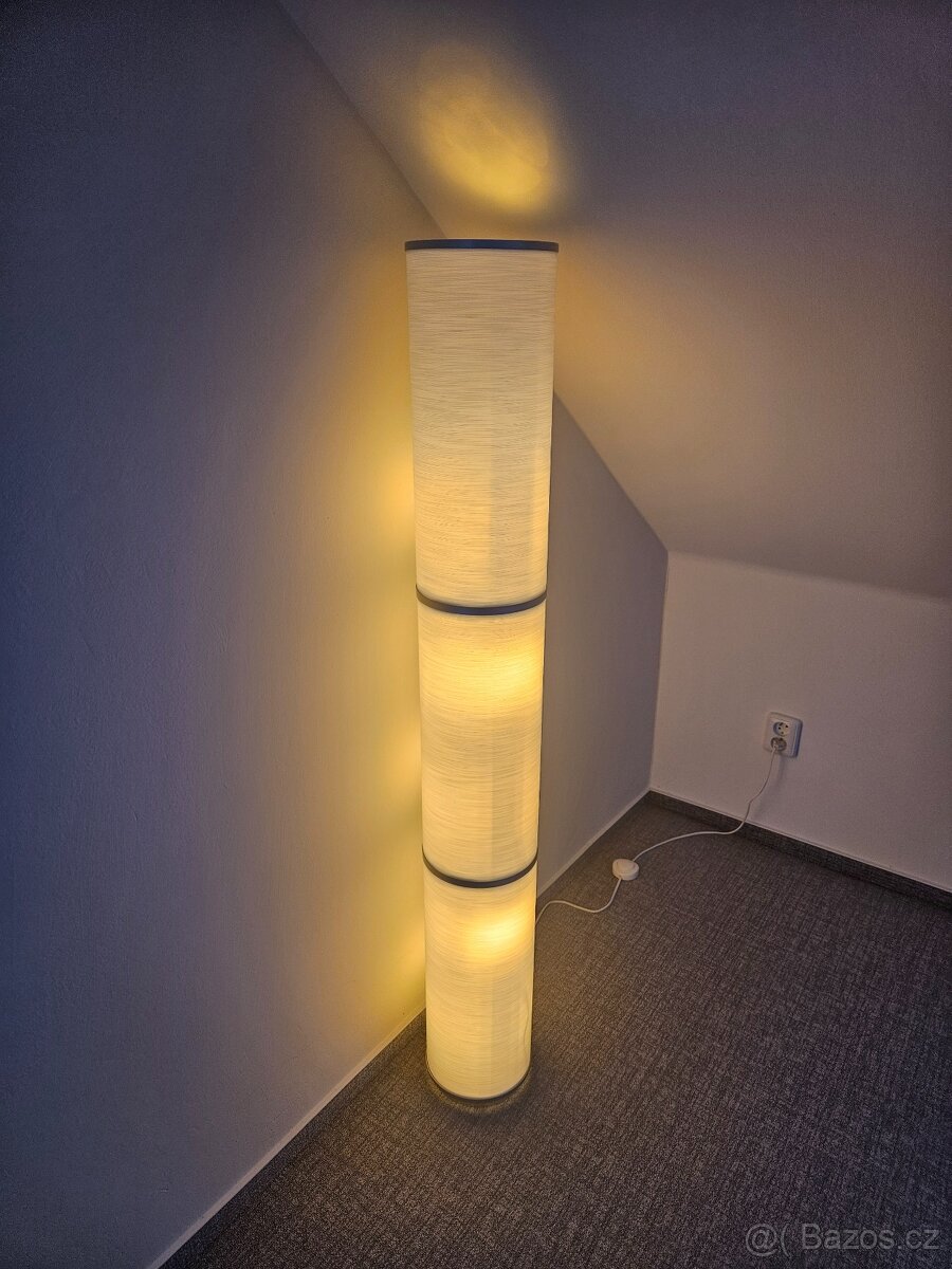 Stojací lampa Ikea Vidja, bílá, 138 cm - 3