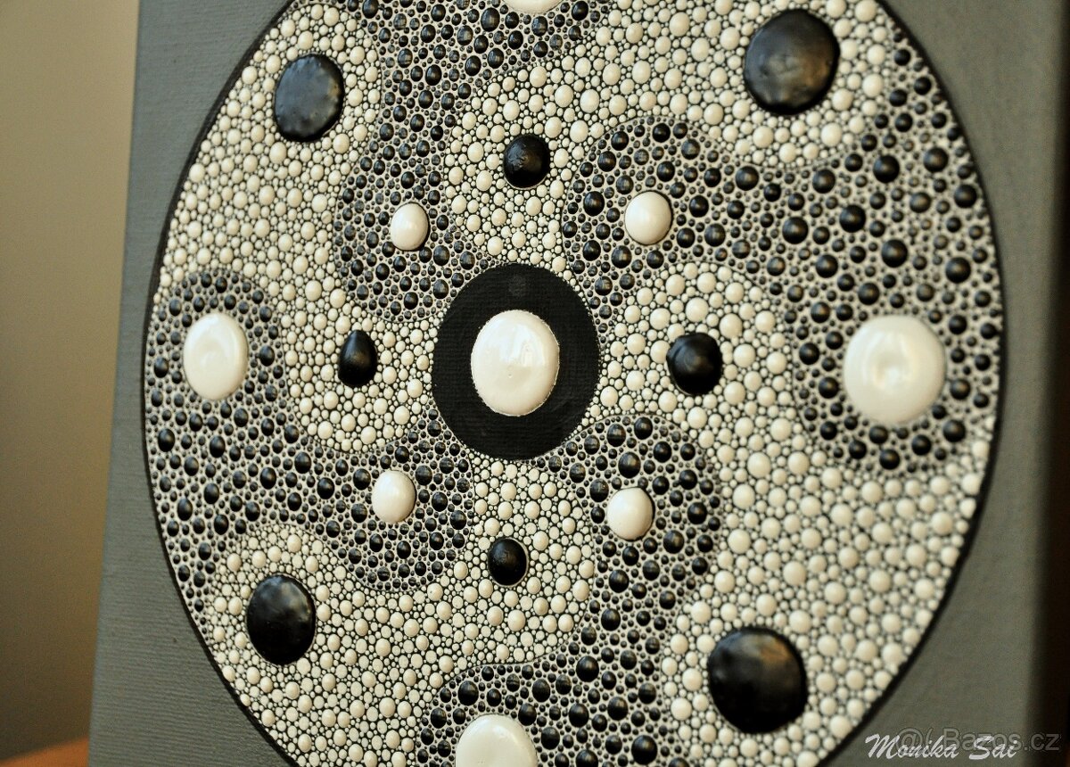 Mandala "Ptáčci" dot art - 3