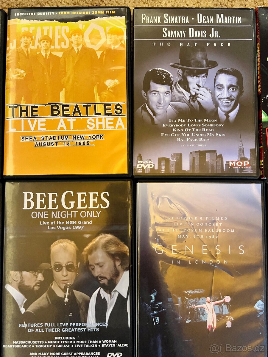 originální DVD světových hudebních umělců a kapel - 3