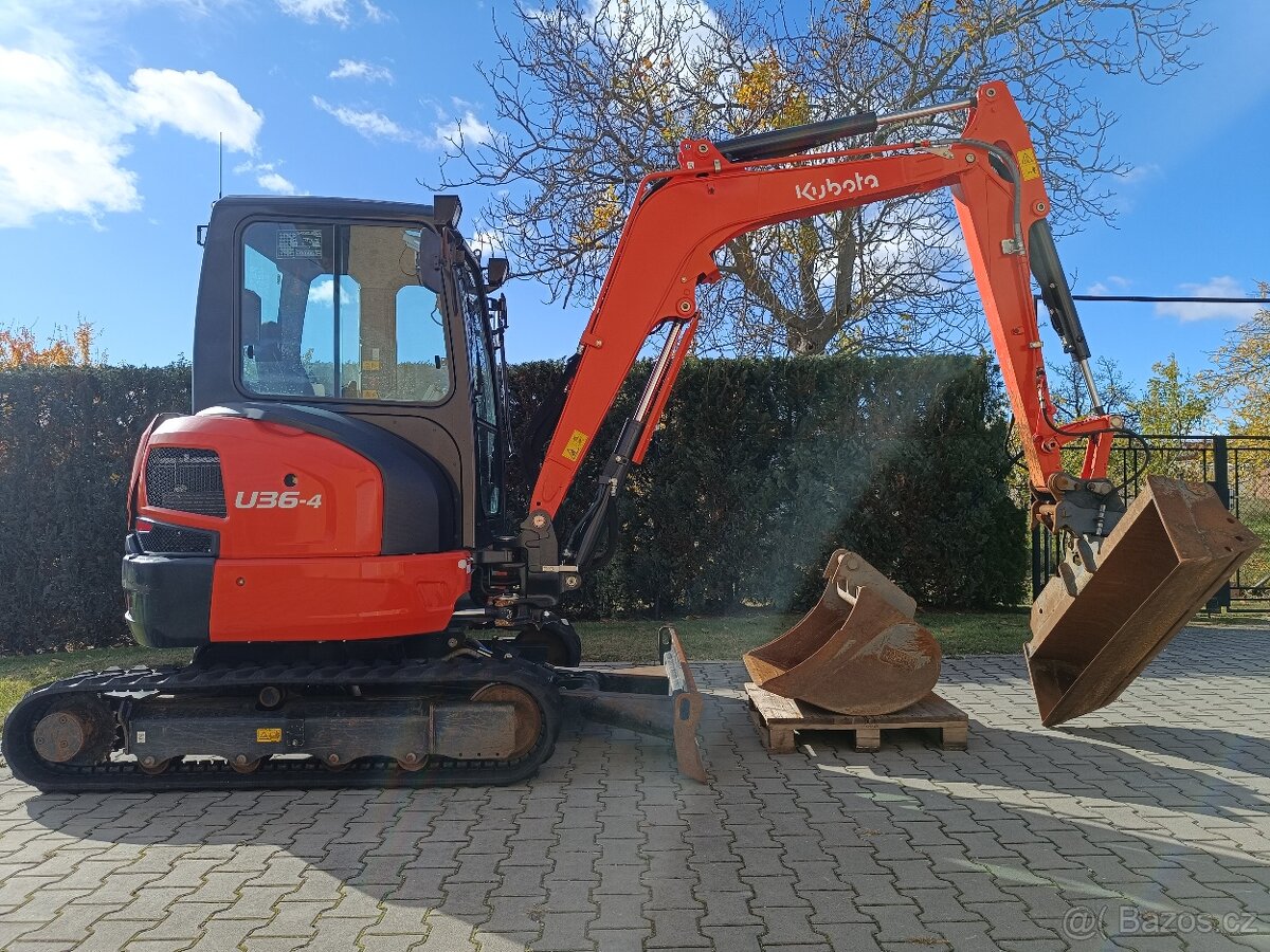 Minibagr Kubota U 36-4 r.v.2021 - 3
