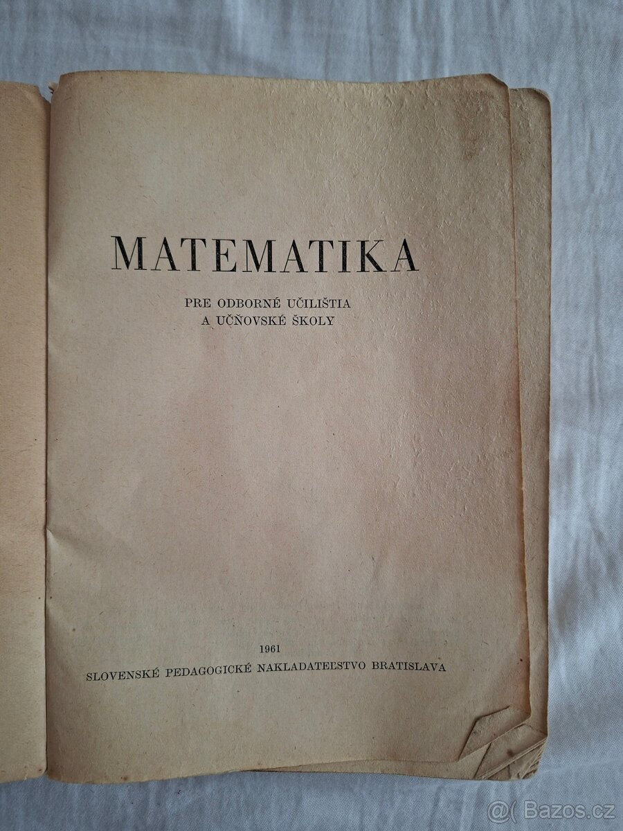 Matematika pro odborná učiliště a učňovské školy (1961) - 3
