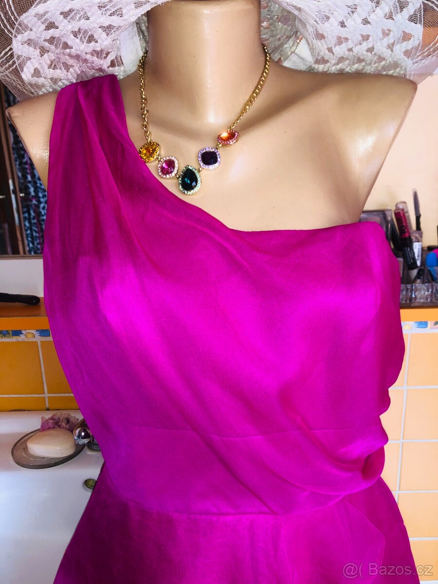 saty # spolecenske# hostnasvatbu# magenta# fuchsiova - 3