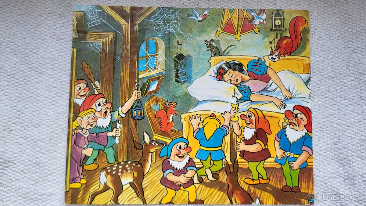 Dřevěné kostky – Sněhurka – 20 ks - 3