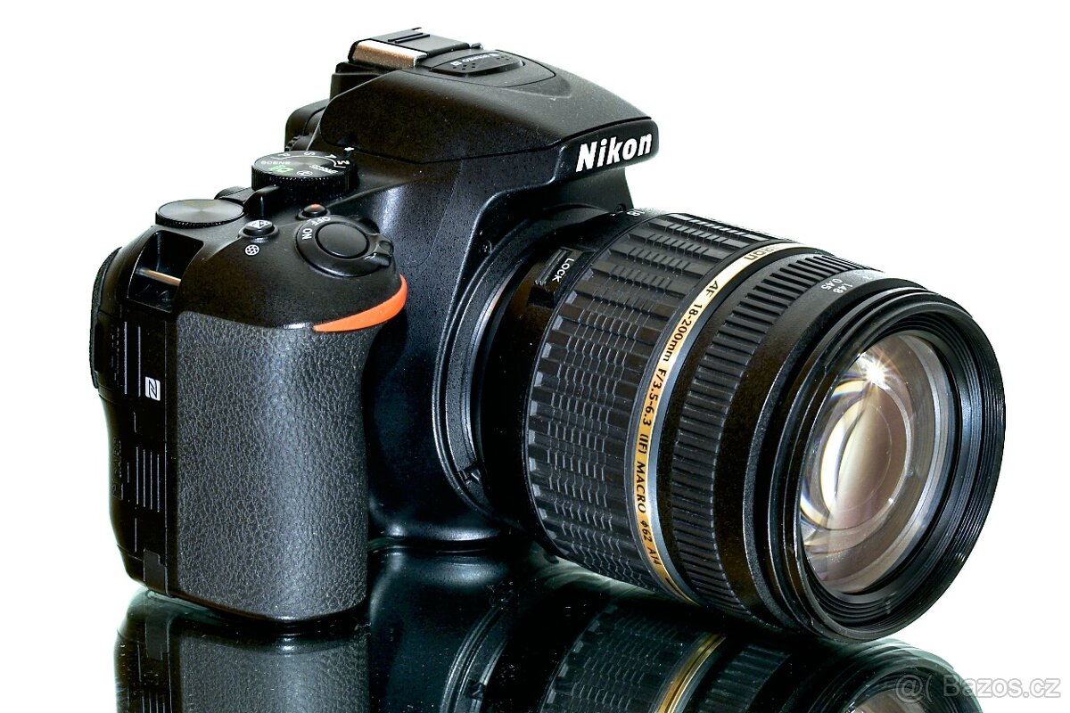 Nikon D5600 + Tamron 18-200mm + 16GB + stativ + brašna - 3
