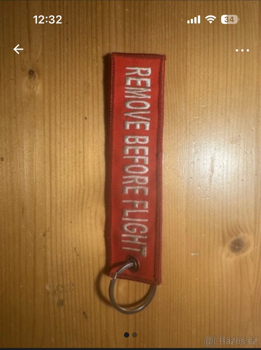 Přívěšek - Remove before flight - 3
