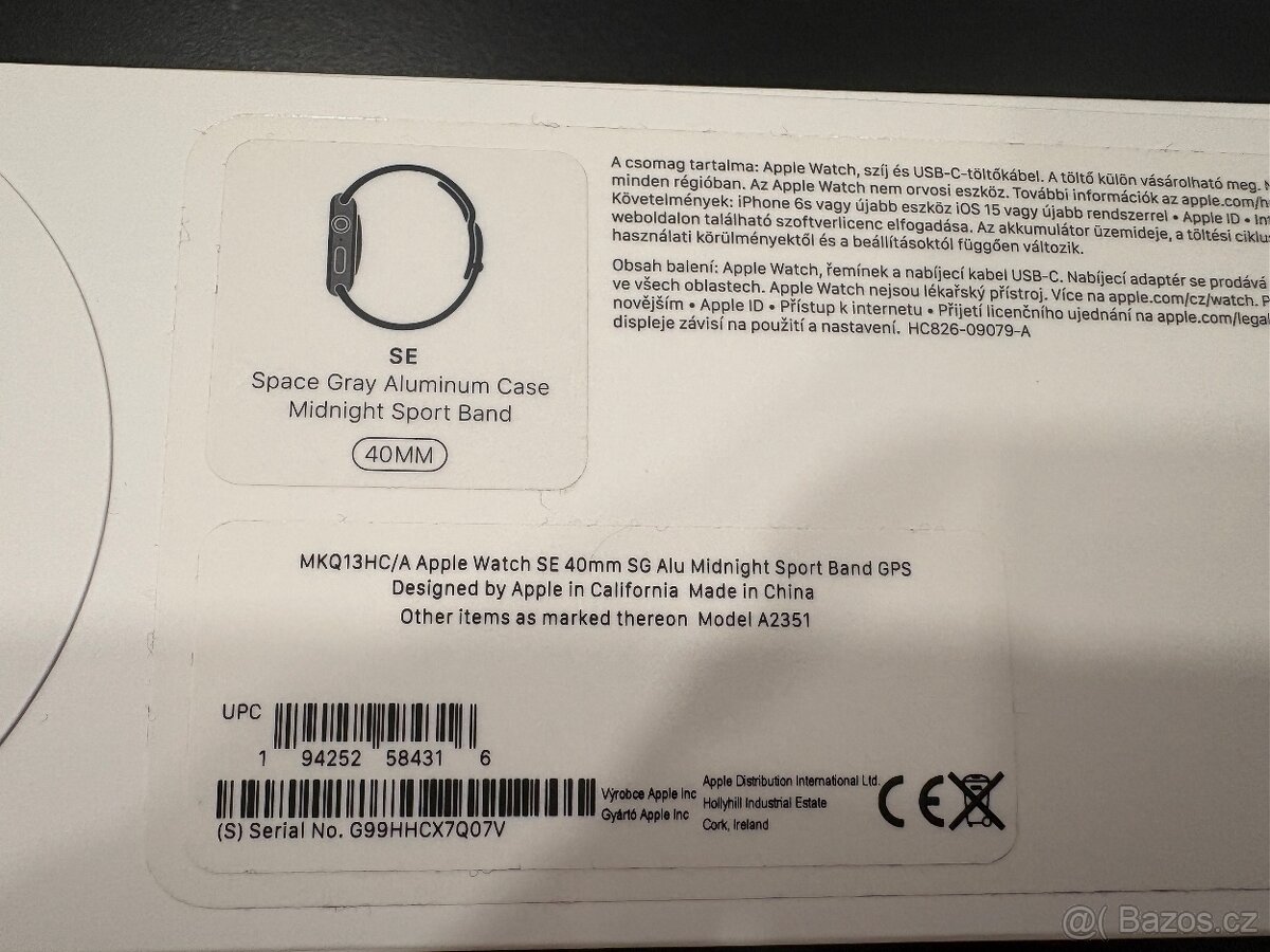 Apple watch SE,model A2351 - 3