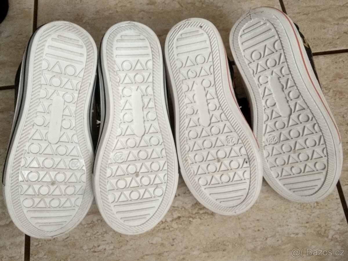 Plátěné tenisky vel. 28 a 29 F&F - 3