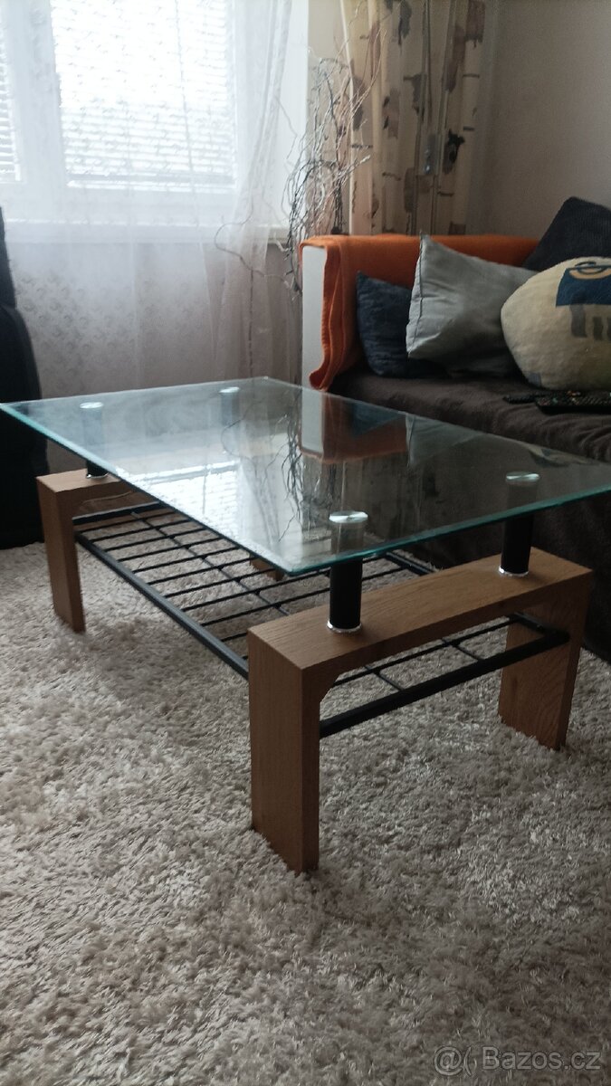 Prodám nový konferenční skleněný stůl - 3