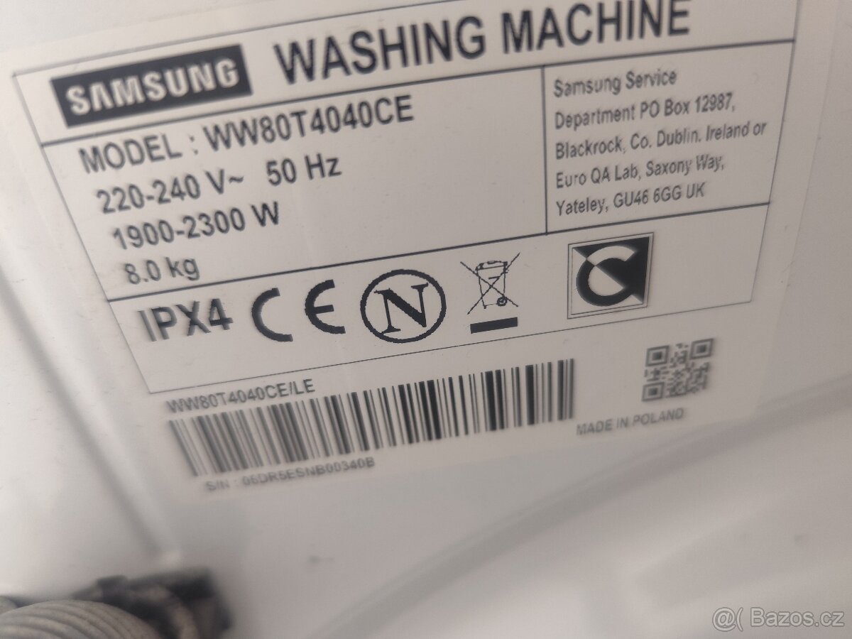 Set samsung pracka +susicka - 3