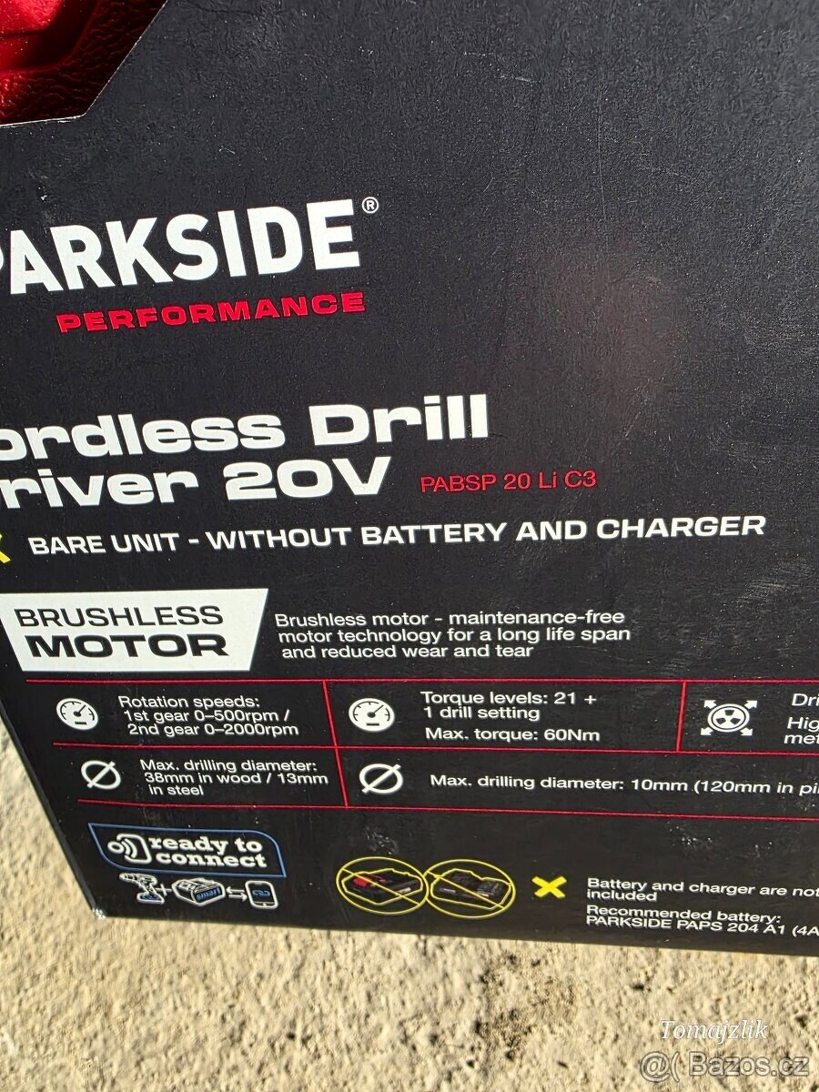 PARKSIDE Aku vrtací šroubovák PABSP 20-Li C3 - 3