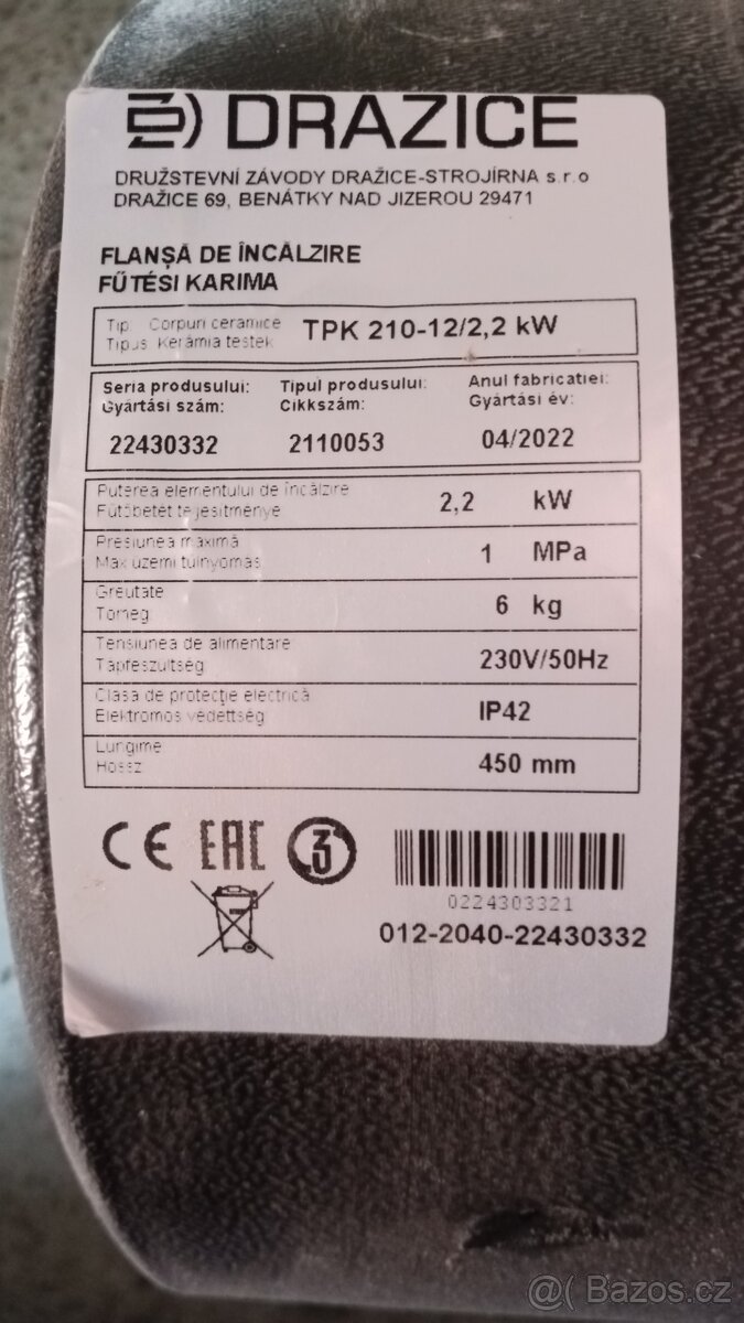 Bojler Dražice okce 160S 2.2kw - 3