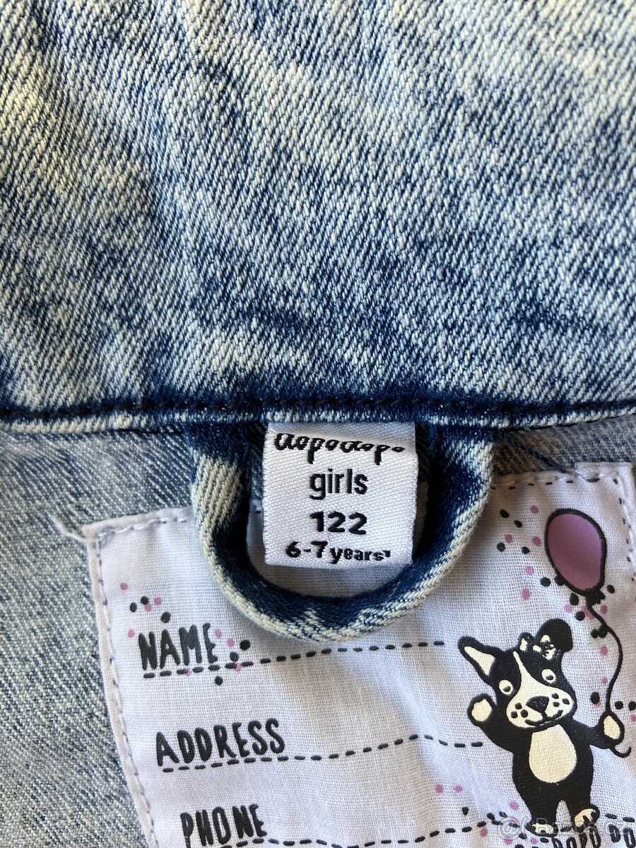 Dívčí bunda jeans - 3