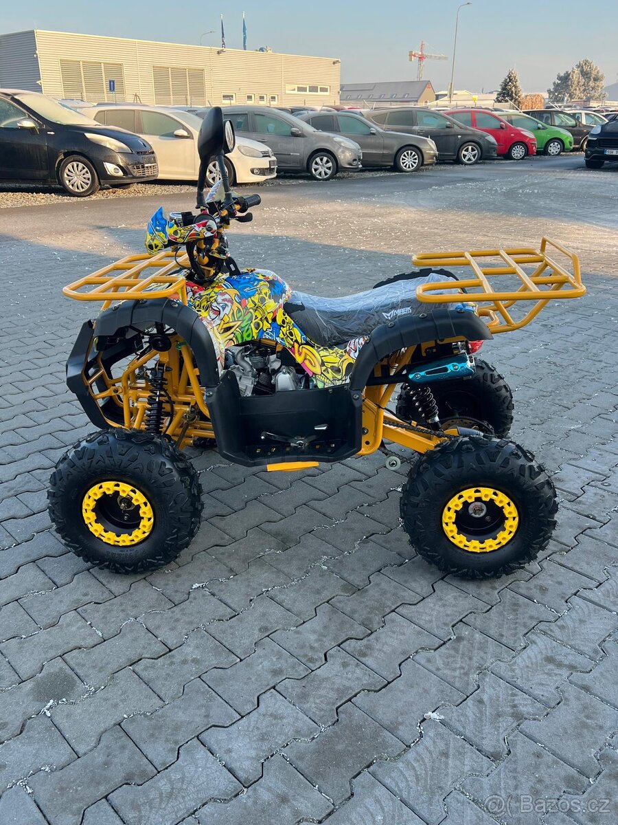 Dětská čtyřkolka Toronto 125cc H1G7-žluté grafity