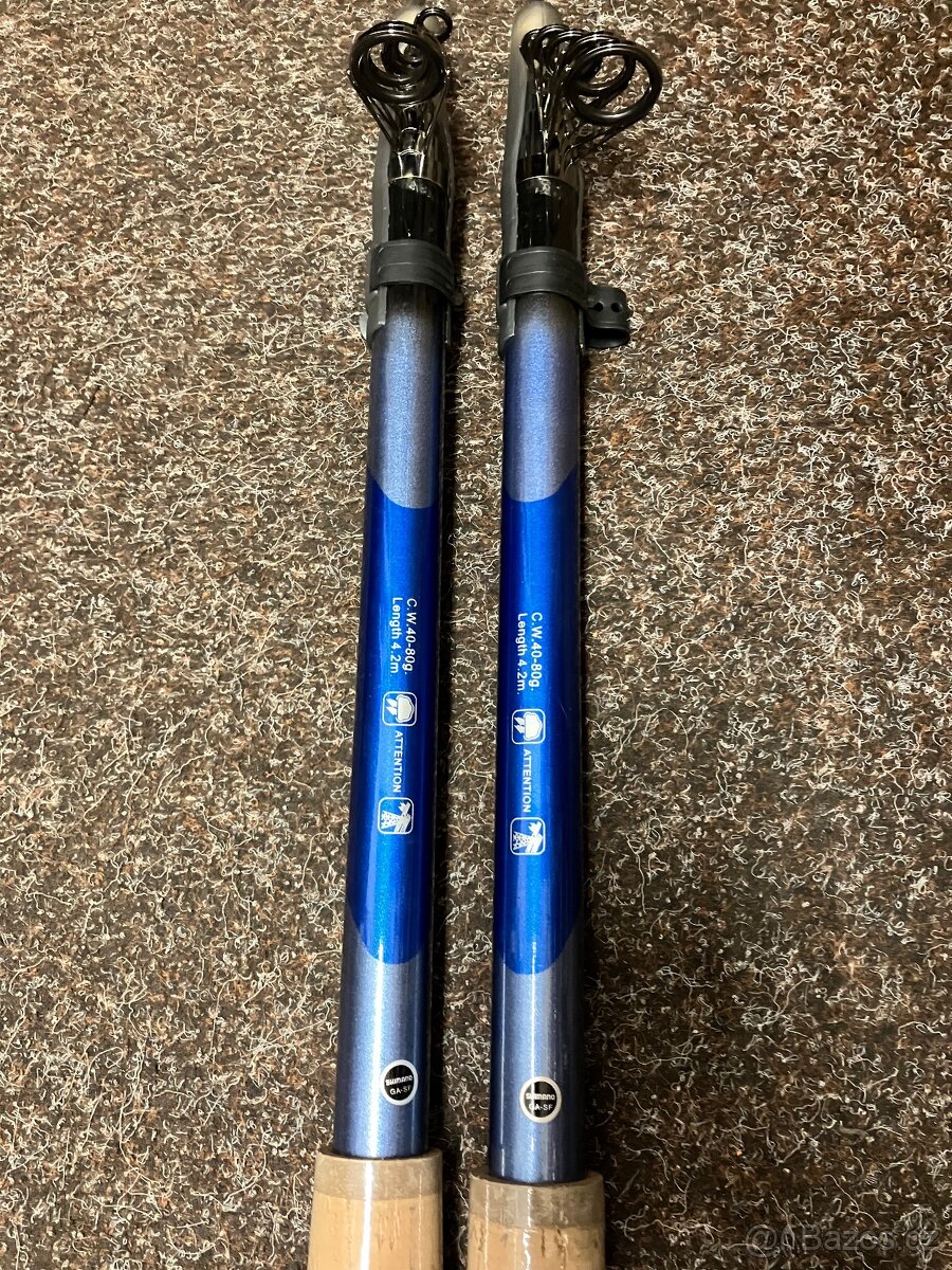 2 pruty Shimano Hyperloop 4,20 m 40-80 g - 3