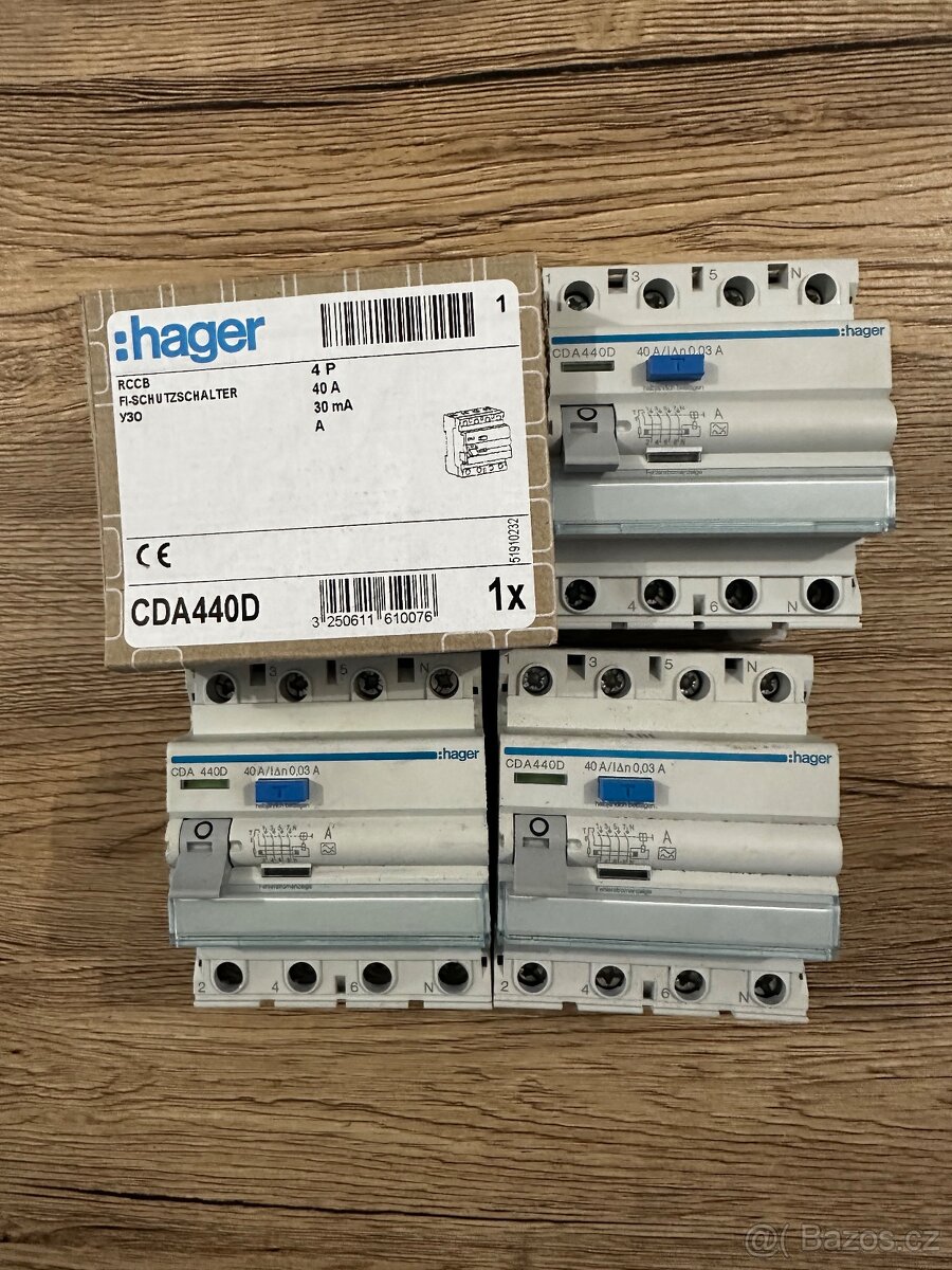 Hager jističe , chrániče - 3