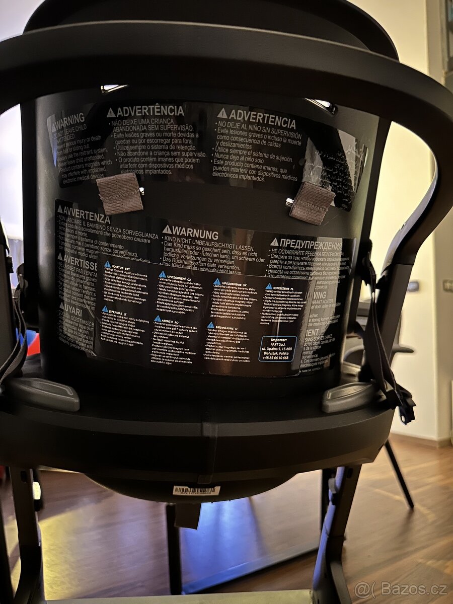 4Moms jídelní židlička black/grey - 3