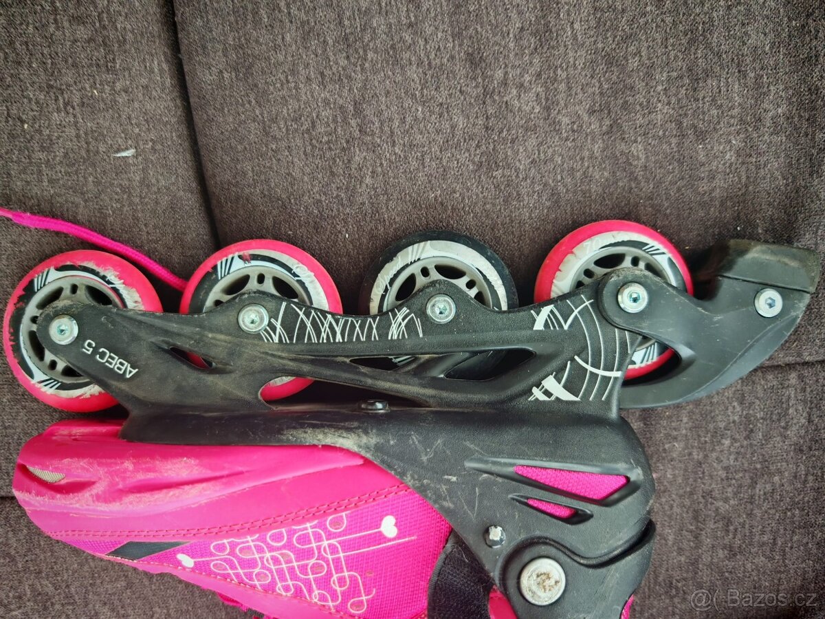 Dětské kolečkové rostoucí brusle vel. 32 - 36 - 3