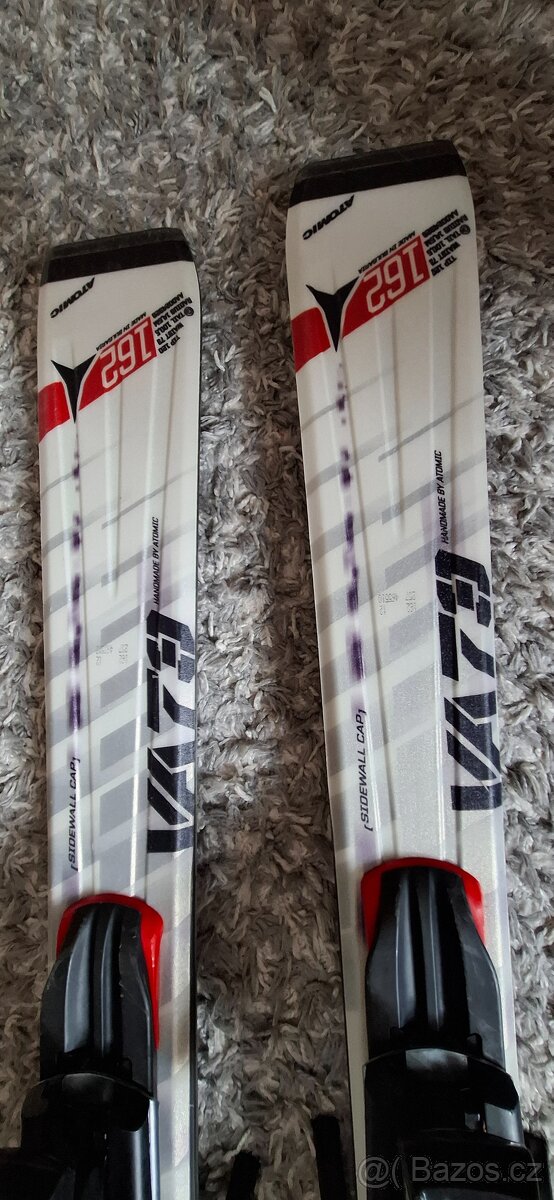 Velmi zachovalé lyže Atomic VA73 Varioscandium 162 cm - 3