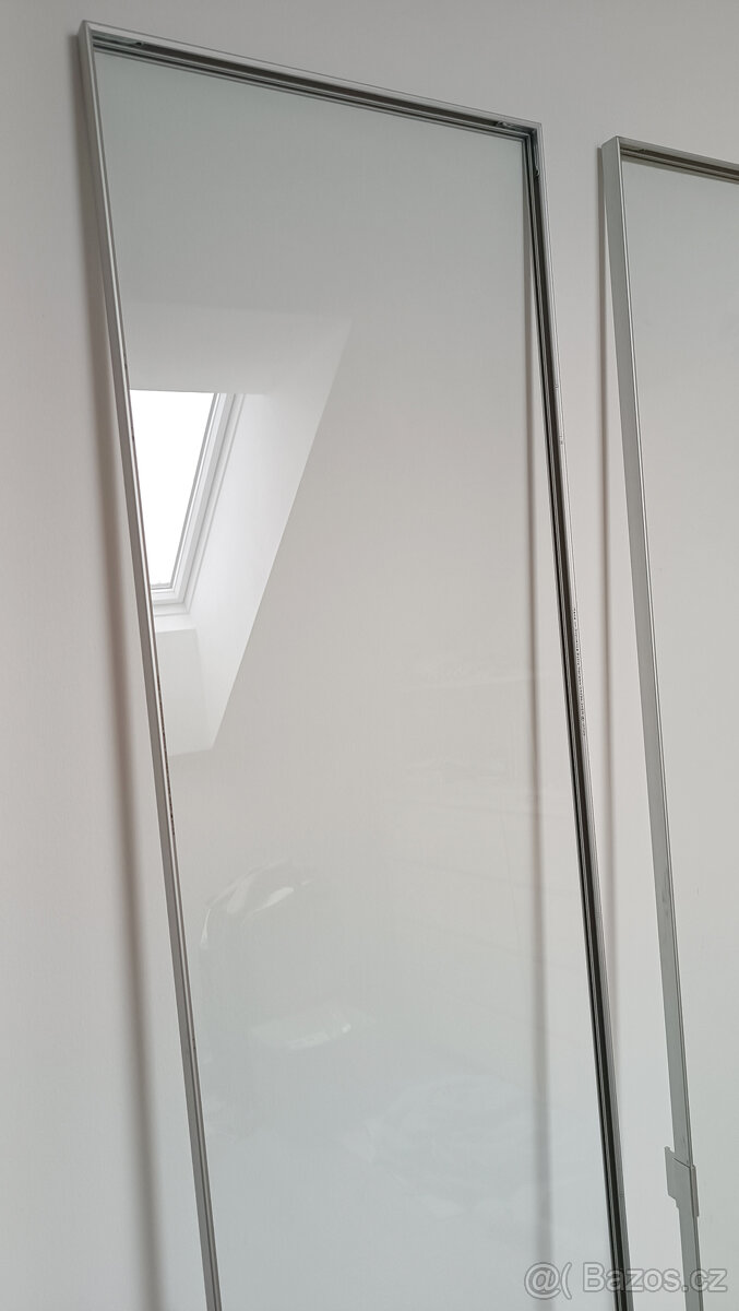 2x hliníkové prosklené dveře ke skříni IKEA BILLY - 3