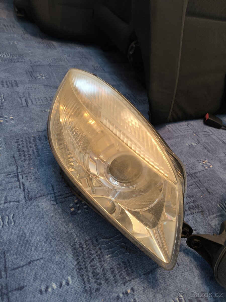 Přední světla s čočkou Škoda fabia 2, předfacelift. - 3