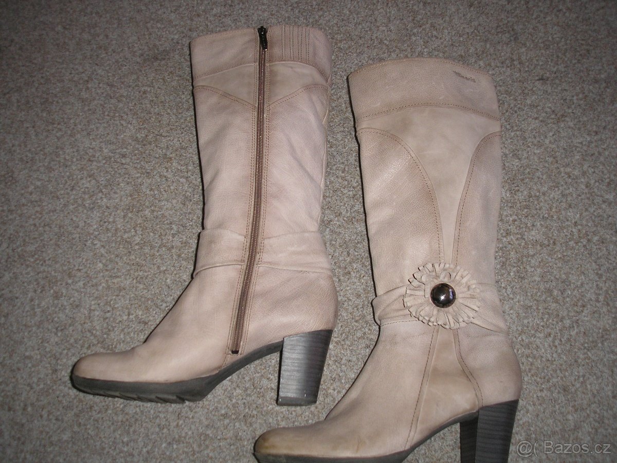 Kožené kozačky zn.Tamaris vel.39 - 3