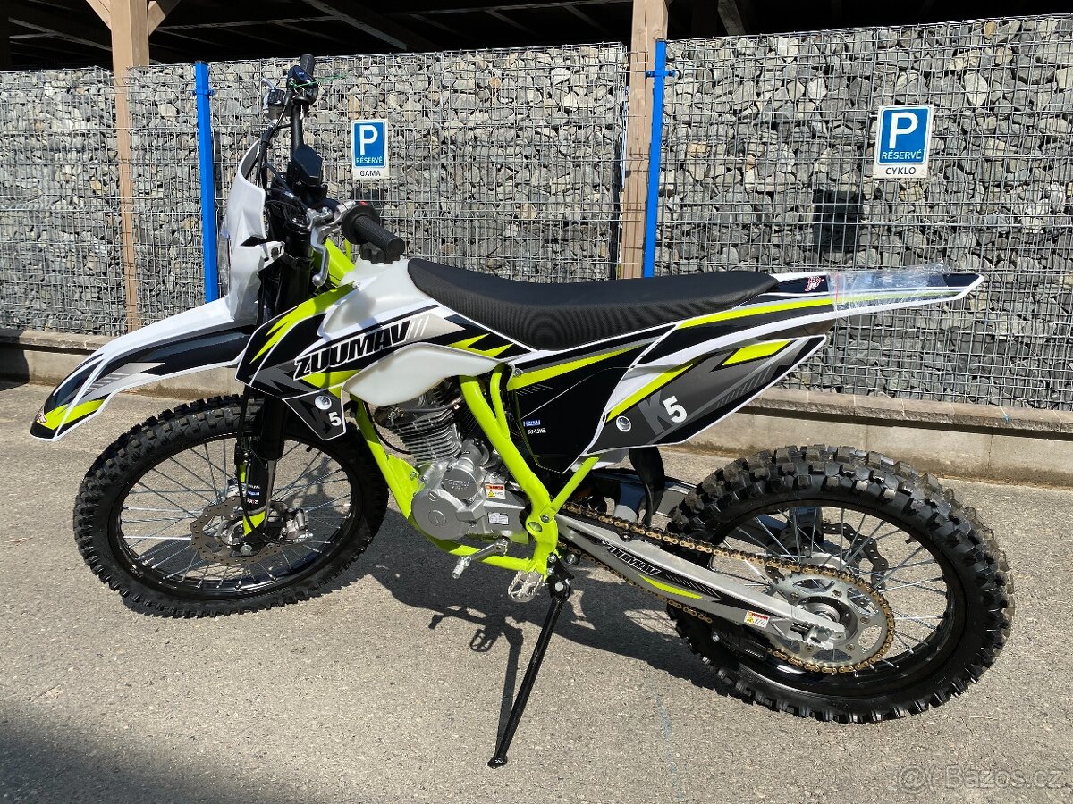 Pitbike Zuumav K5 250cc 21/18 - zelená - 3