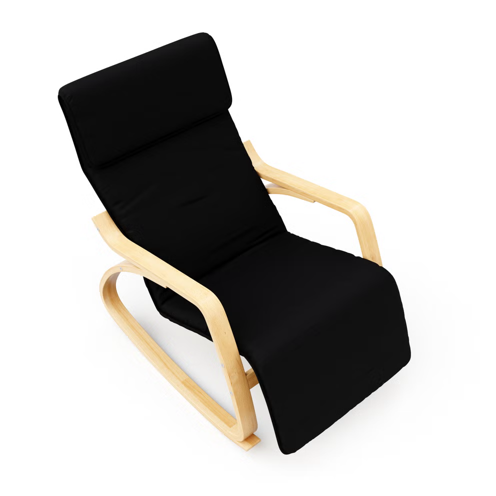 Houpací křeslo ELLAN, černé - 3