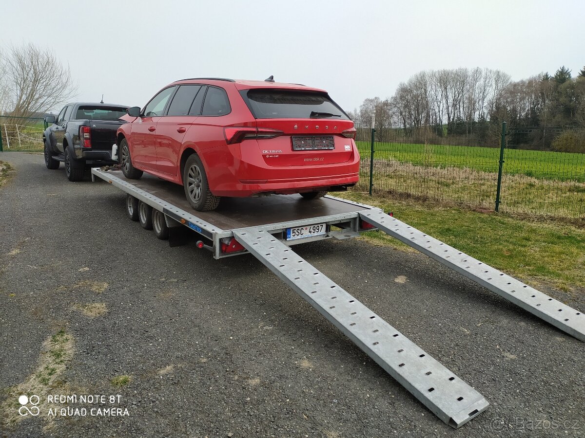 Prodám třínápravový autopřepravník 3,5 tuny zánovní . - 3