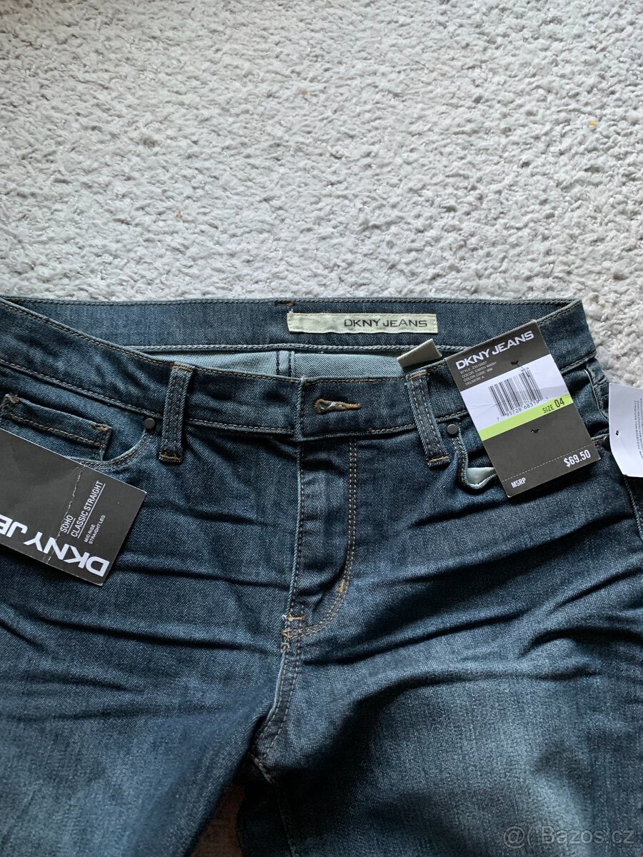 dámské džíny zn. DKNY - vel. S/M - nové - 3