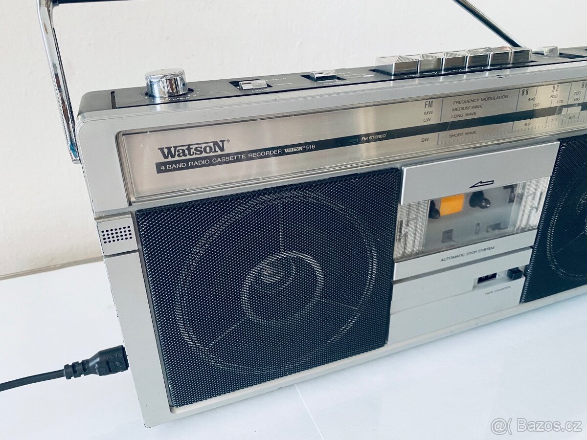 Radiomagnetofon Watson mod.516, 80.léta. - 3