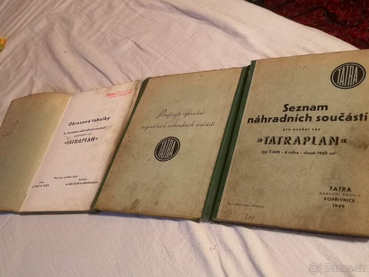 TATRAPLAN Tatra T600. Seznam nd - 3