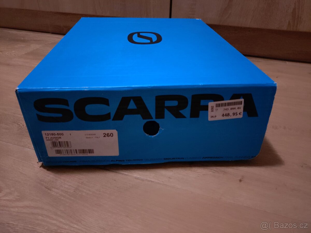 Scarpa F1 Junior, Mondo 260 - 3